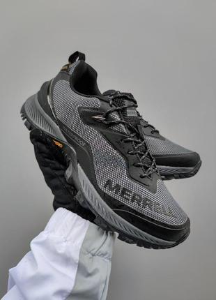 Мужские зимние кроссовки merrell waterproof gore-tex серые водонепроницаемые до -15*с меррелл (b)5 фото
