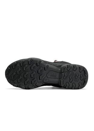 Чоловічі зимові кросівки adidas terrex swift r gore tex чорні високі до -21*с адідас терекс термо (b)6 фото