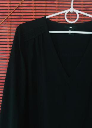 Чёрное свободное платье от h&m7 фото