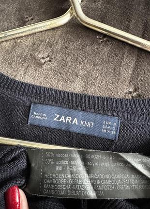 Zara тоненький нежный джемпер вискоза4 фото