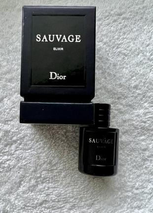 Парфумована вода для чоловіків sauvage elixir бренда dior,7,5 мл