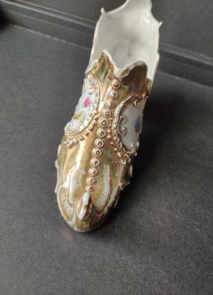 Старовинна туфелька фарфор німеччина