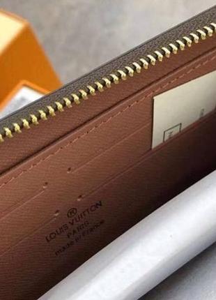 Чоловічий гаманець louis vuitton коричневий луіс віттон4 фото