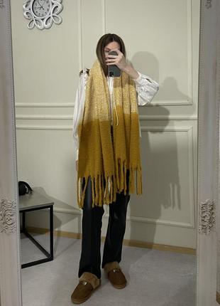 Шарф длинный шарф oysho объемный шарф3 фото