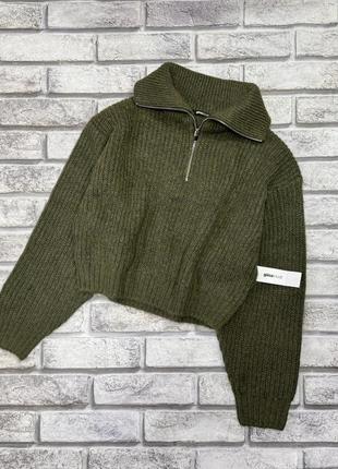 Новий теплий светр, джемпер, свитер gina tricot, в складі вовна