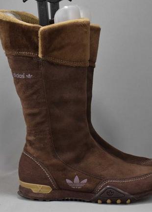Adidas arosa ii hi winter сапоги ботинки женские зимние кожа замша. оригинал. 40-41 р./26 см.