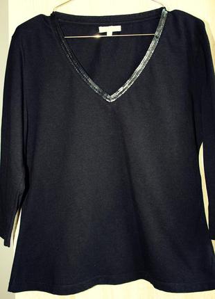 Катонова блуза лонгслів l