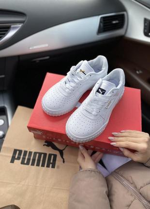 Кроссовки puma cali white кросівки кеди кеды8 фото