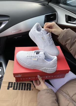 Кроссовки puma cali white кросівки кеди кеды9 фото