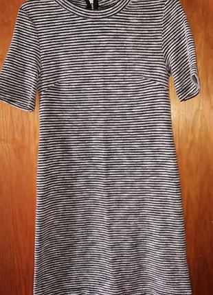 Сукня прямого крою з щільної фактурної тканини2 фото