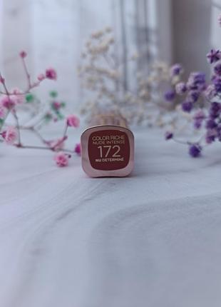 Помада для губ l'oreal paris color riche nude intense, 172 nu determine3 фото