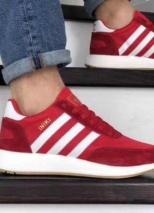 Мужские кроссовки adidas iniki, красные (9282) только 44 размер3 фото