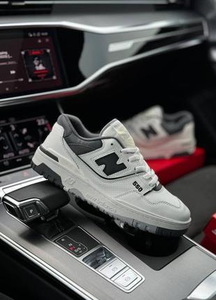 Шикарні чоловічі кросівки "new balance 550 low white gray "