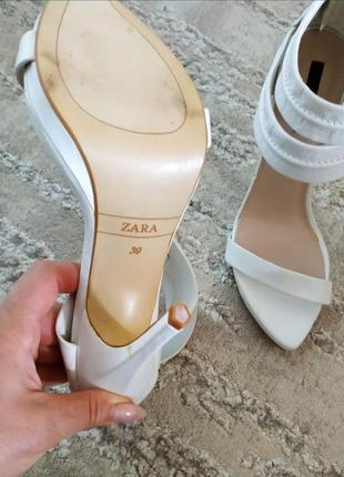 Босоножки zara размер 395 фото