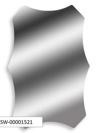 Дзеркальна наклейка (акрил) 3d 40*60 cm*2 mm silver (s) sw-000015217 фото