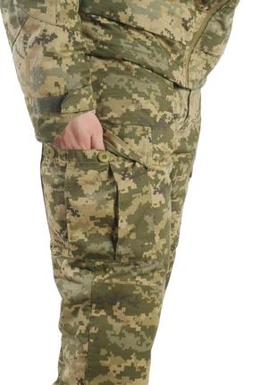 Мужской тактический зимний костюм камуфляжный до -30 куртка + штаны термо зеленый пиксель (b)10 фото