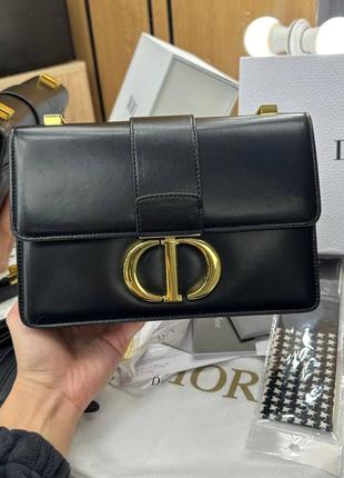 Кожаная сумка в стиле dior