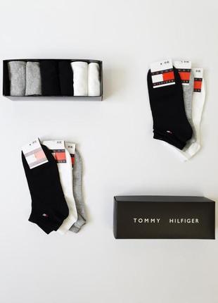 Набір (6 пар) коротких шкарпеток tommy hilfiger 41-455 фото