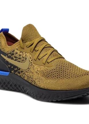 Мужские кроссовки nike epic react, хаки размер 42-43, стелька 27 см, б/у