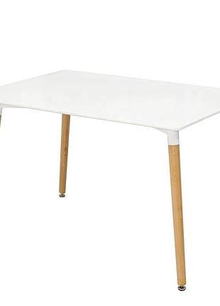 Стіл обідній "везувій mdf" 100х70 см. білий