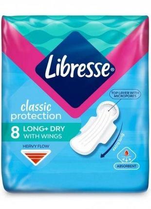 Гігєнічні прокладки libresse classic ultra dry super 8 шт.