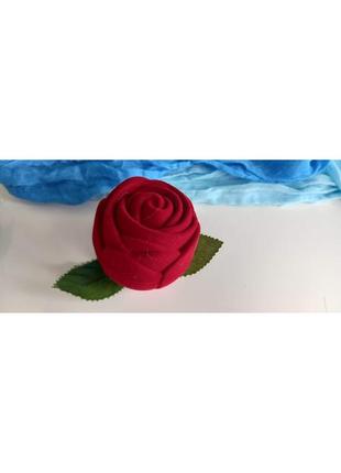 Футляр для ювелирных изделий в виде цветка розы1 фото