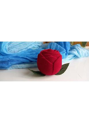 Футляр для ювелирных изделий в виде цветка розы5 фото