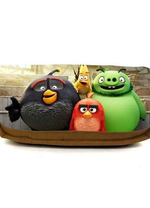 Школьный пенал angry birds 0022 органайзер универсальный (ang-0022-orn) оранжевый