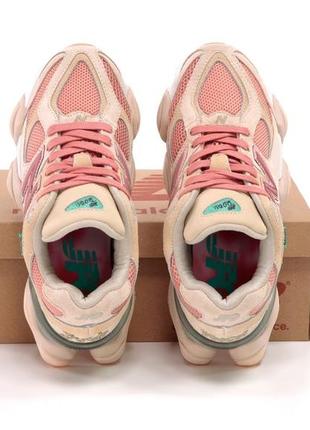 Жіночі кросівки new balance 9060 pink рожевого кольору2 фото