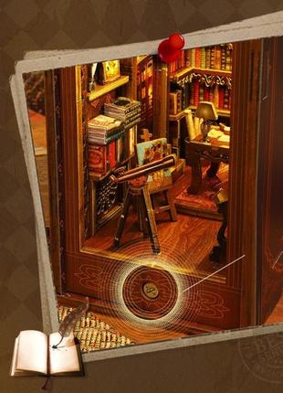 Бук нук book nooks 3д книга будинок бібліотека sl06 інтер'єрний конструктор