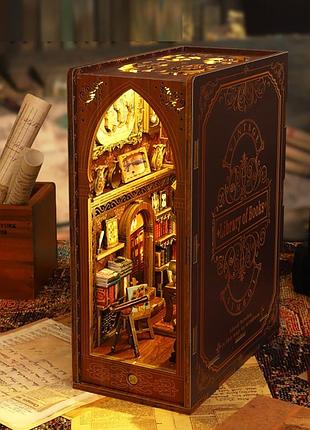 Бук нук book nooks 3д книга будинок бібліотека sl06 інтер'єрний конструктор