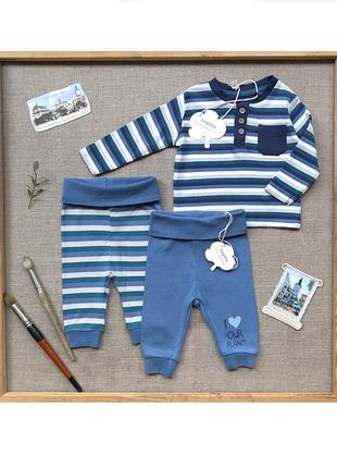 Набор костюм комплект на новорожденного кофточка и штаны