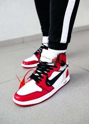 Ботинки nike air jordan  1 “off-white” 
черевики