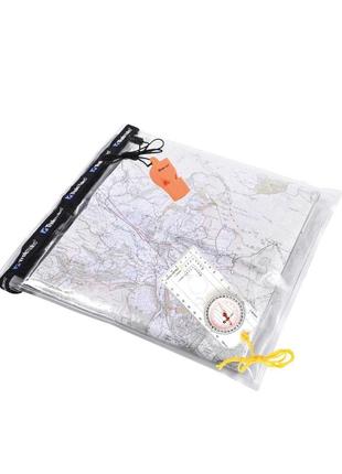 Набір trekmates dry map case, compass, whistle set acc-st-x10219 clear - o/s