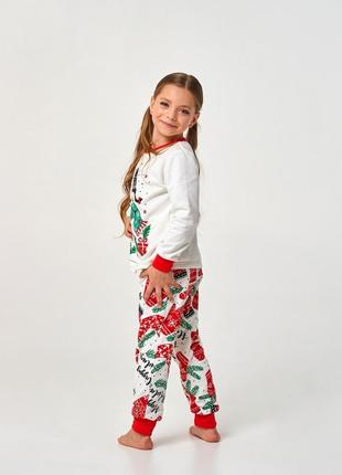 Детская пижама | с начесом | 100% хлопок | 92, 98, 104, 110, 116, 112 | идеальный новогодний подарок	 для3 фото