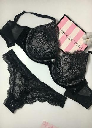 Комплект кружевного белья виктория сикрет victoria's secret, оригинал