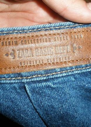 Zara джинсовая юбка трапеция на пуговицах!размер s-m4 фото