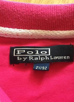 Футболка для девочки ralph lauren,2г,хлопок,оригинал3 фото