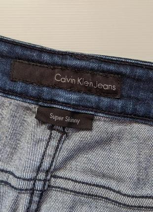 Чоловічі звужені джинси чоловічі завужені джинси calvin klein super skinny jeans оригінал7 фото