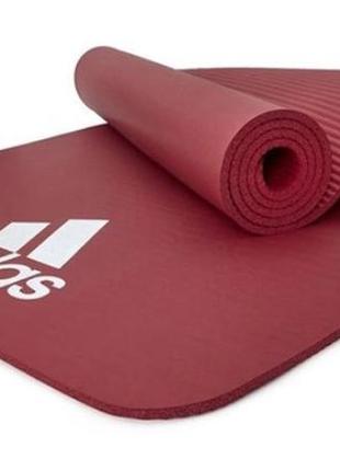 Килимок для фітнесу adidas fitness mat червоний уні 173 x 61 x 0.7 см