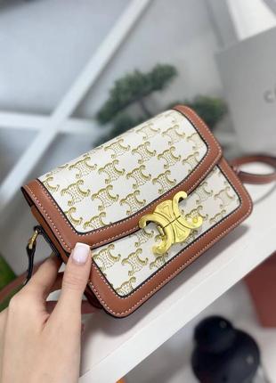 Сумка в стиле celine Scarpin кожа