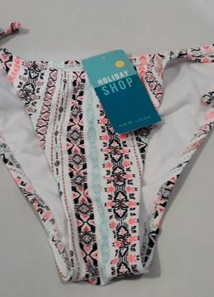 New look   р 10 купальные трусики с завязками по бокам