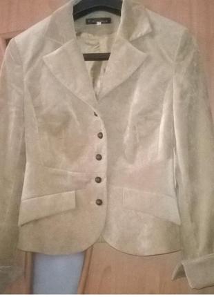 Піджак жіночий. мікровельвет