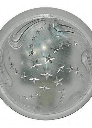 Світильник настінно-стельовий пластиковий сузір'я е27 білий