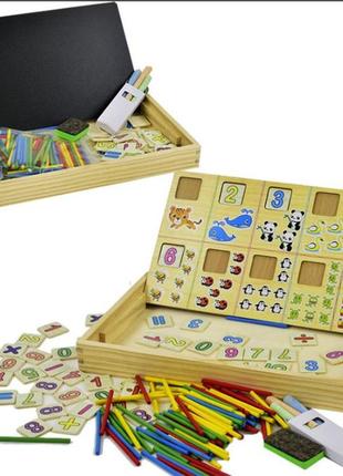 Деревянная игрушка набор первоклассника, md1314b