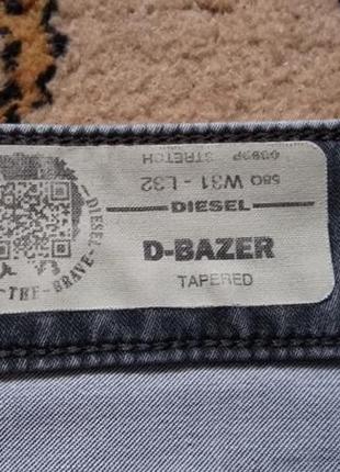 Брендовые фирменные стрейчевые джинсы diesel модель d-bazer,оригинал, размер w31 l32.6 фото