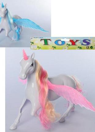 Лошадь единорог, пегас, 21 см, 2 цвета, 686-777