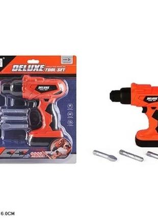 Шуруповерт іграшковий, працює від батарейок, шурупи, hb3222