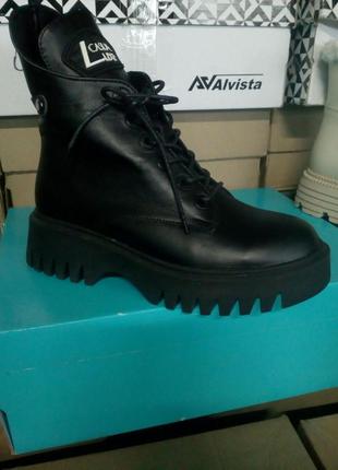 Жіноче взуття/ нові зимові шкіряні черевики чорні 🖤 36, 37, 40 розмір ❄️