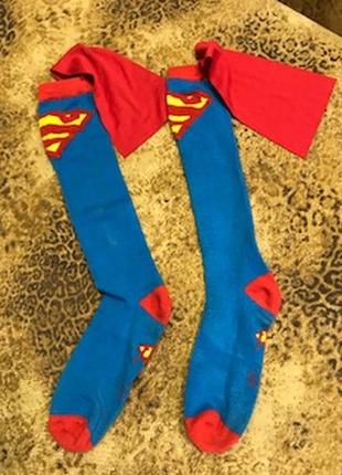 Гольфы  супермен к карнавальному костюму